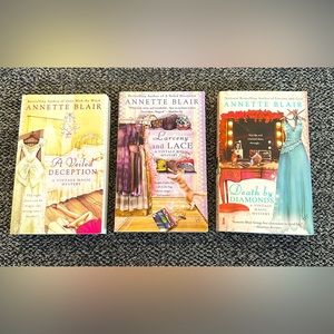 EUC ‘VINTAGE MAGIC MYSTERY SERIES’ BY ANNETTE BLAIR  (BOOKS 1-3)